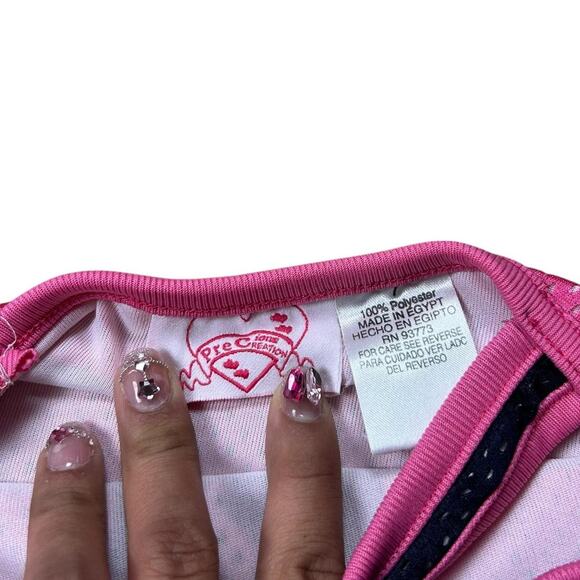 Ballet Company Y2K Pink Blockcore Jersey Tank Top - Picture 4 of 4